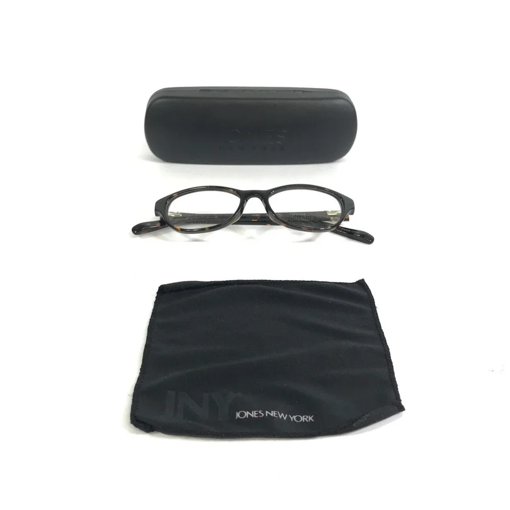 Jones New York Eyeglasses Frames J224 TORTOISE Brown Cat Eye Full Rim 49-16-135